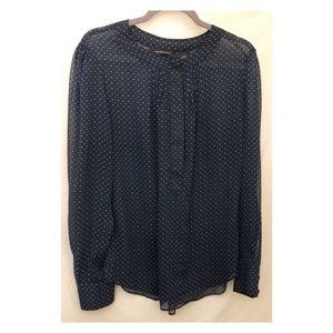 New York and company polka dot top